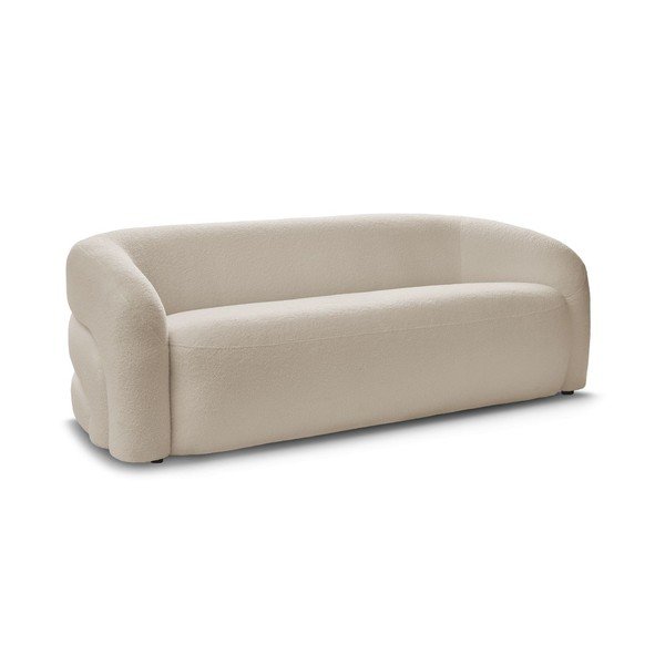 Beżowa sofa z materiału bouclé 193 cm Elina – Bobochic Paris-image-2