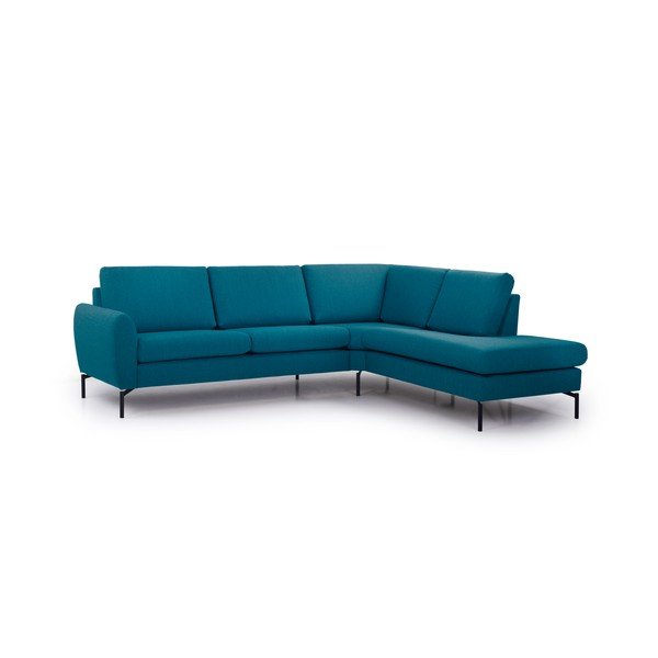 Niebieska sofa Scandic Vesta, prawy róg-image-2