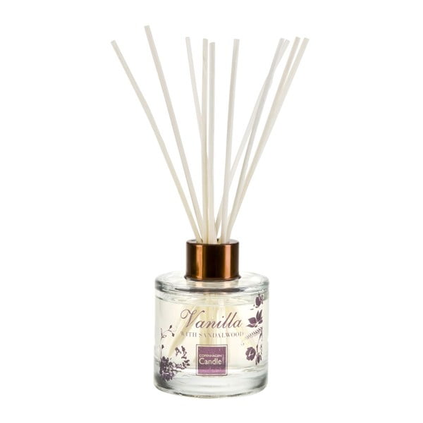 Dyfuzor zapachowy o zapachu wanilii i sandałowca Copenhagen Candles Vanilla & Sandalwood Reed, 100 ml
