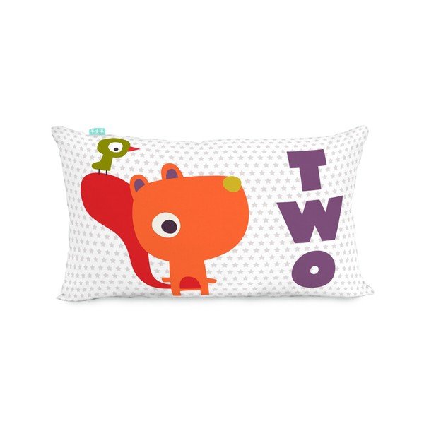 Dwustronna poszewka bawełniana na poduszkę Baleno Forest Friend, 50x30 cm-image-2