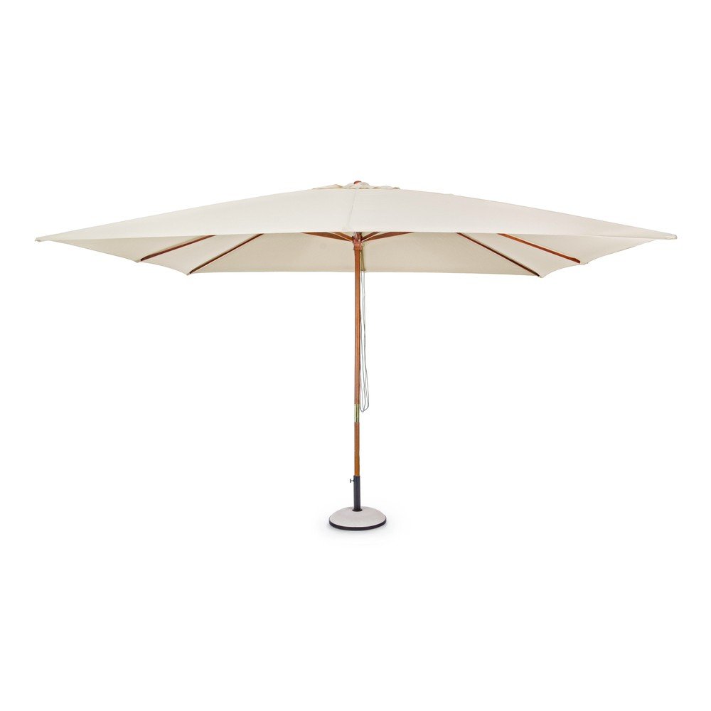 Beżowy parasol ogrodowy 300x400 cm Syros – Bizzotto