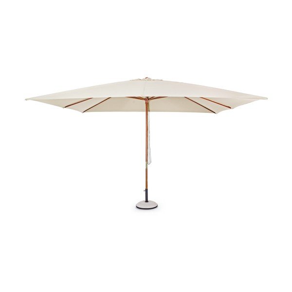 Beżowy parasol ogrodowy 300x400 cm Syros – Bizzotto