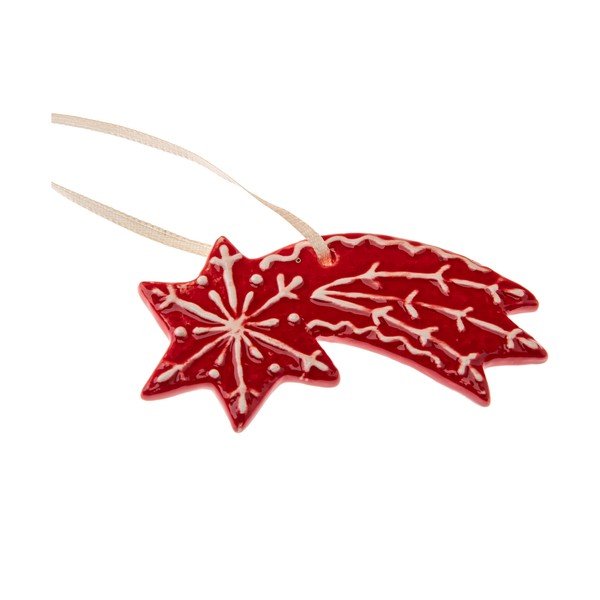 Ozdoba świąteczna ceramiczna 9 cm Gingerbread Comet – Dakls