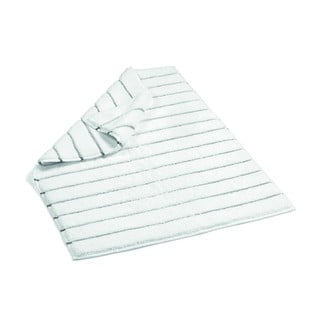 Biało-szary bawełniany dywanik łazienkowy Foutastic Striped Terry, 60x90 cm