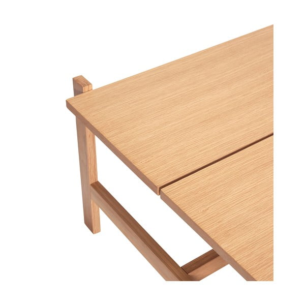 Stolik z blatem w dekorze dębu 80x80 cm Dash – Hübsch-image-3