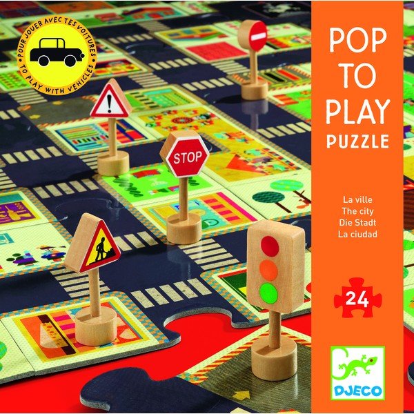 Dziecięce puzzle Djeco Miasto-image-1