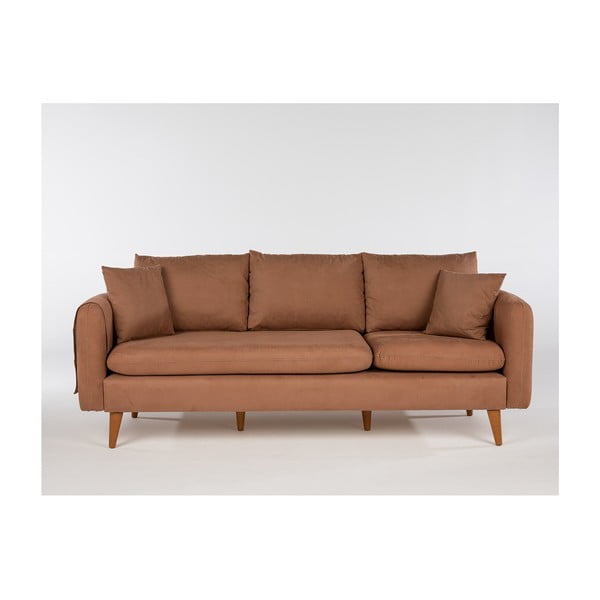 Brązowa sofa 215 cm Sofia – Artie