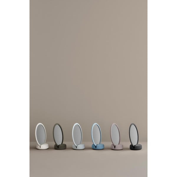 Kremowobiałe lusterko kosmetyczne Blomus, wys. 18,5 cm-image-1