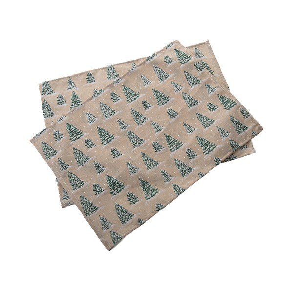 Tekstylne maty stołowe ze świątecznym motywem zestaw 2 szt. 32x45 cm – Dakls