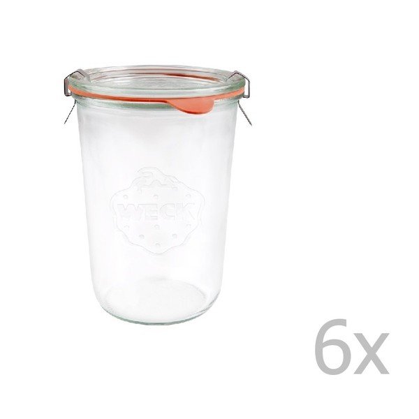 Zestaw 6 słoików Weck Sturz, 850 ml