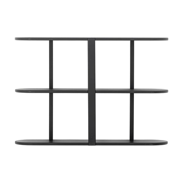 Czarna wielopoziomowa półka 80 cm Vicente – Bloomingville