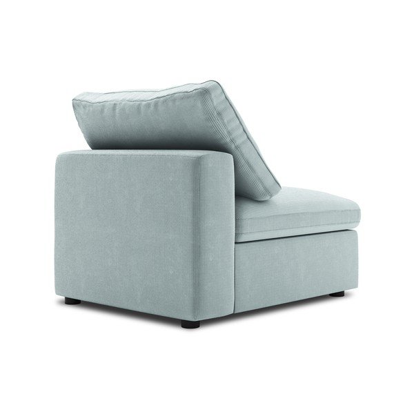 Jasnoniebieska środkowa część sztruksowej sofy modułowej Windsor & Co Sofas Galaxy-image-3
