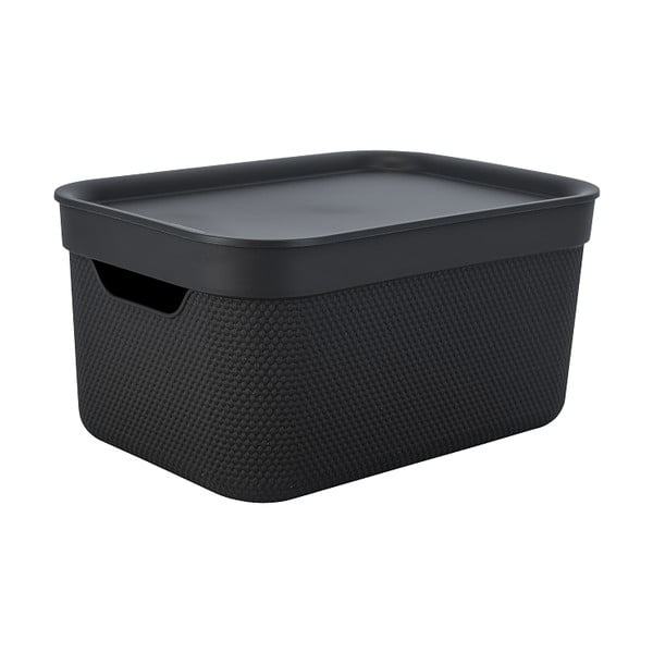 Plastikowy pojemnik z pokrywką Deco − Rotho-image-2