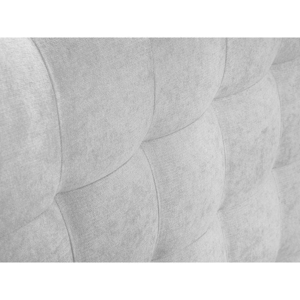 Jasnoszare łóżko boxspring ze schowkiem 160x200 cm Jade – Mazzini Beds-image-1