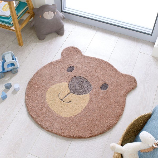 Dziecięcy dywan Flair Rugs Bear Face, ø 70 cm-image-4