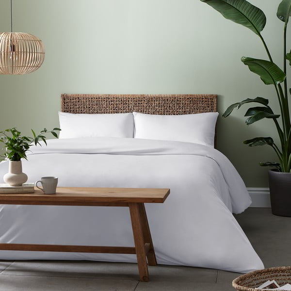 Biała pościel 200x200 cm So Soft – Catherine Lansfield-image-1