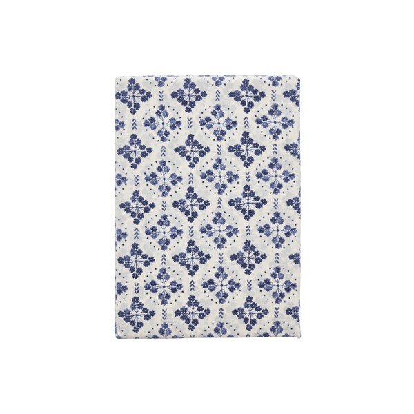 Biało-niebieska bawełniana pościel jednoosobowa 140x200 cm Heirloom – Södahl-image-3