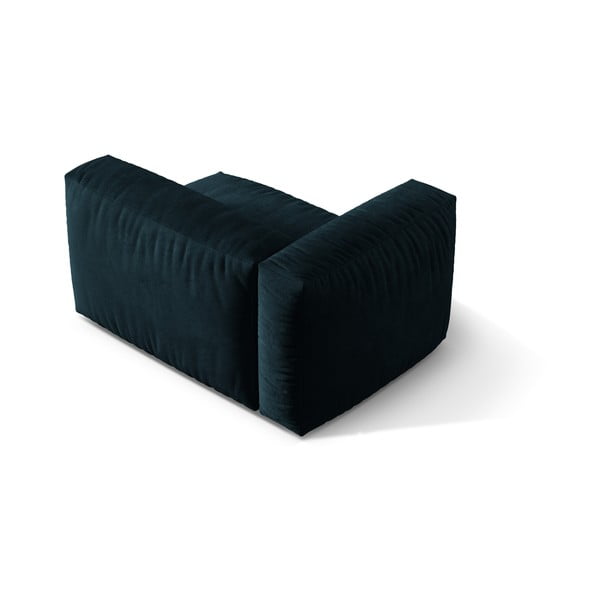 Ciemnoniebieski aksamitny moduł sofy (lewostronny) Martina – Micadoni -image-2