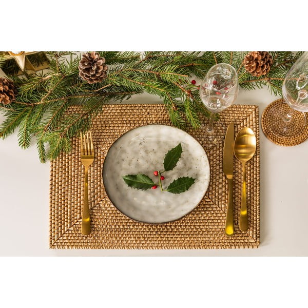 Rattanowa mata stołowa 40x30 cm – Tiseco Home Studio-image-4