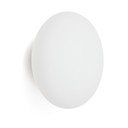 Biały/czarny kinkiet ø 26 cm Bamila – Kave Home