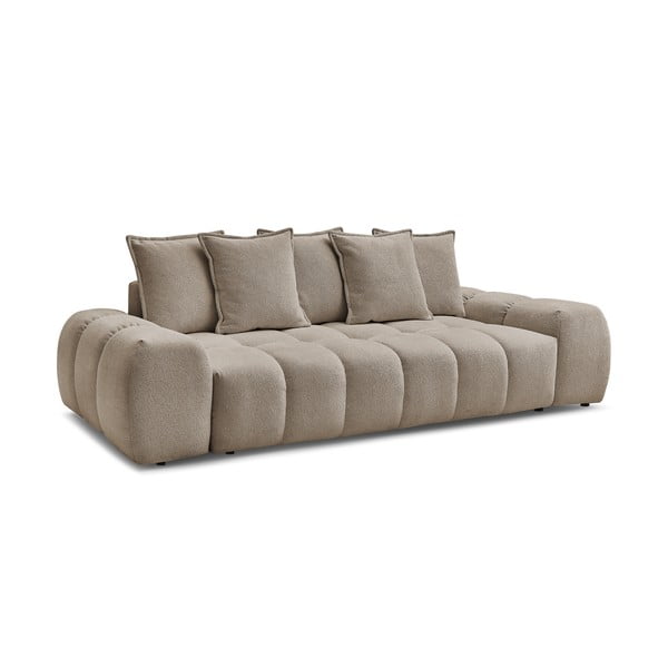 Szarobrązowa sofa z tkaniny szenilowej 278 cm Everest – Bobochic Paris-image-3