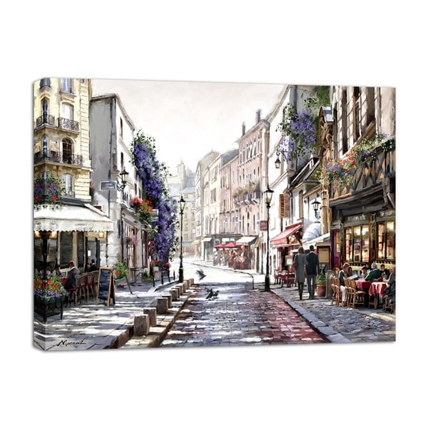 Obraz Styler Canvas Watercolor Paris II, 75x100 cm