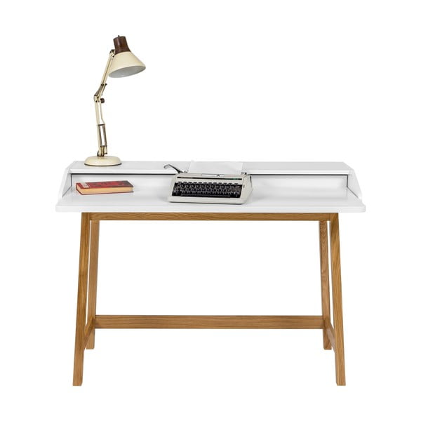 Biurko z białym blatem Woodman St. James-image-4