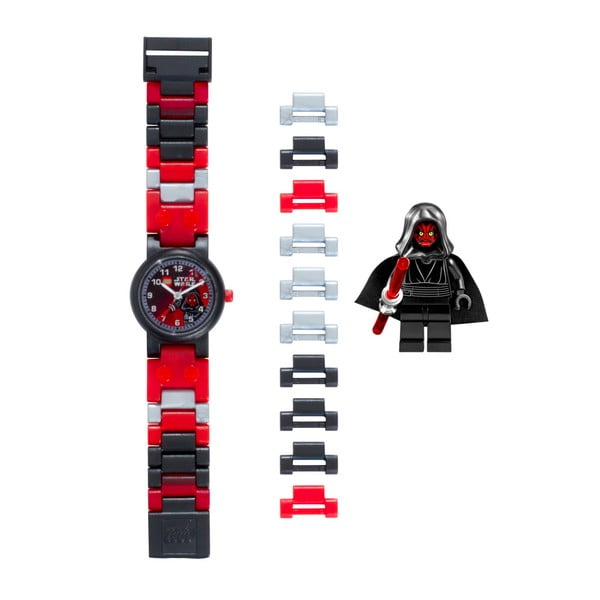 Zegarek z figurkami LEGO® Star Wars Darth Maul