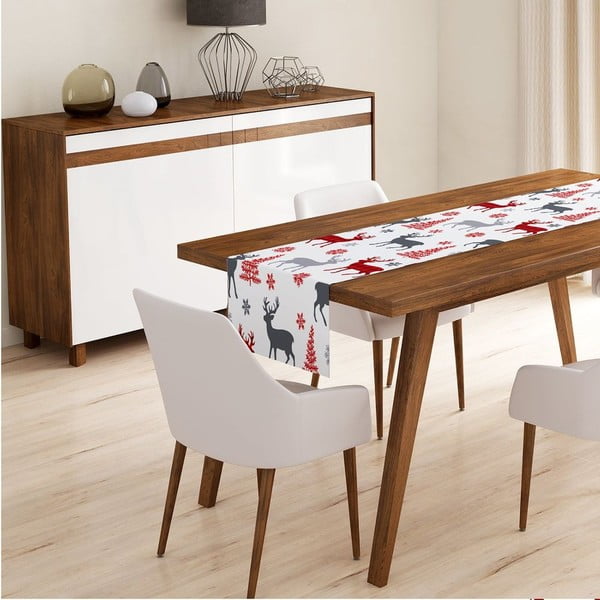 Bieżnik ze świątecznym motywem 40x140 cm Snowflakes – Mila Home