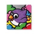 Betonowy obraz Lyon Béton Volante Violette, 50x50 cm