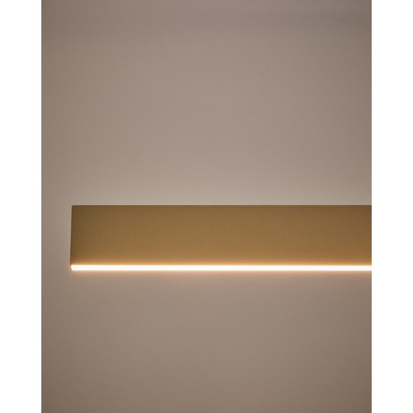 Beżowa lampa wisząca LED z metalowym kloszem Boadella – Kave Home-image-3