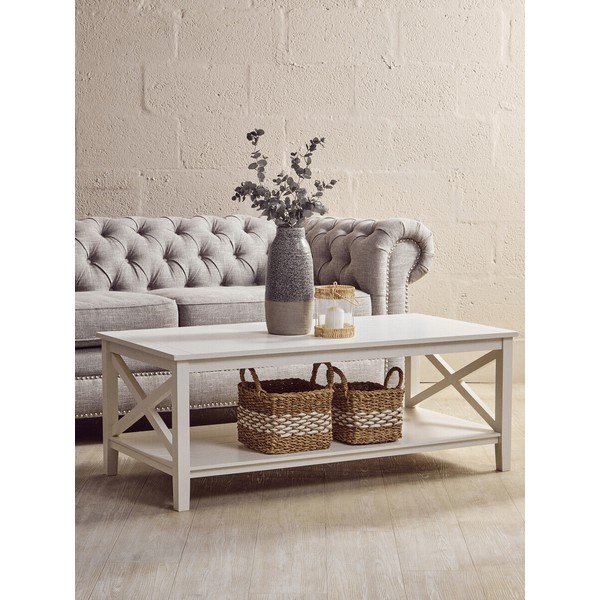 Biały stolik 60x120 cm Heritage – Premier Housewares-image-4