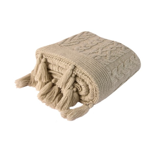 Jasnobeżowa narzuta Homemania Decor Daniela, 130x170 cm-image-1