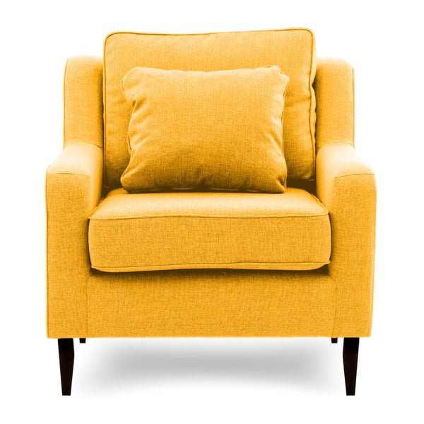 Żółty fotel Vivonita Bond