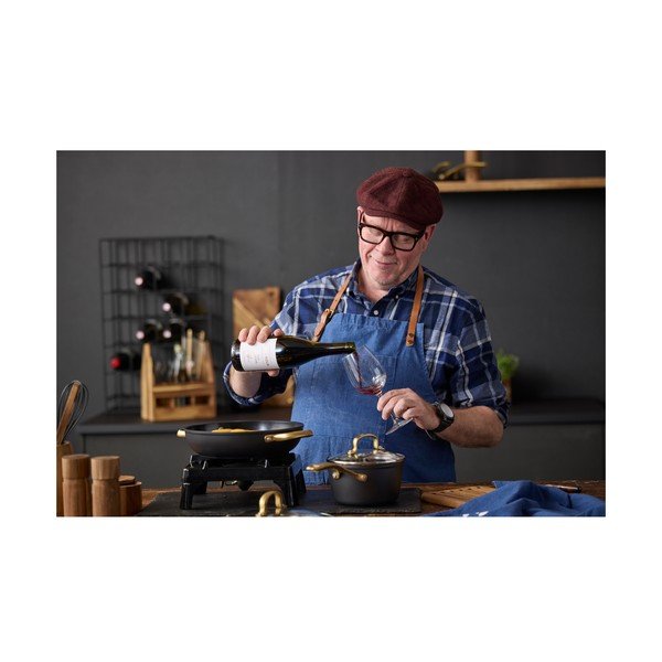 Rondel aluminiowy z pokrywką i nieprzywierającą powierzchnią odpowiedni na indukcję 1,5 l – Holm-image-1