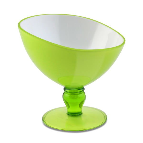 Zielony pucharek deserowy Vialli Design Livio, 180 ml