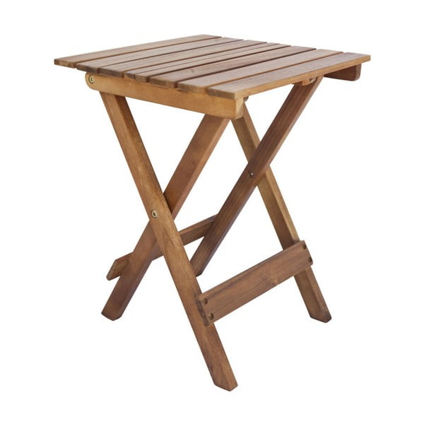 Kwadratowy stolik z drewna akacjowego SOB Garden