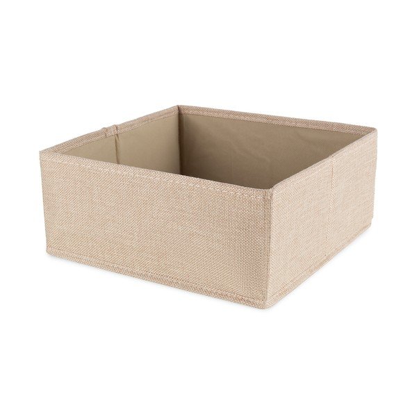 Beżowy tekstylny pojemnik 28x12x12 cm Sandy – Compactor
