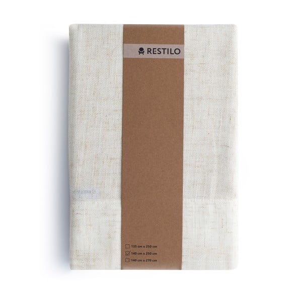 Zasłona w kolorze kości słoniowej 140x270 cm Velari – Restilo-image-4