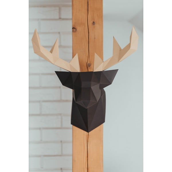 Kreatywny zestaw do złożenia figurki z papieru Papertime Brązowy Jeleń-image-3