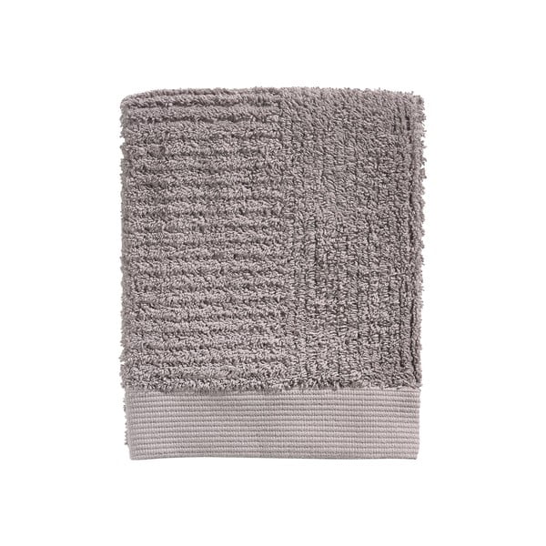 Szary bawełniany ręcznik 70x50 cm Classic − Zone