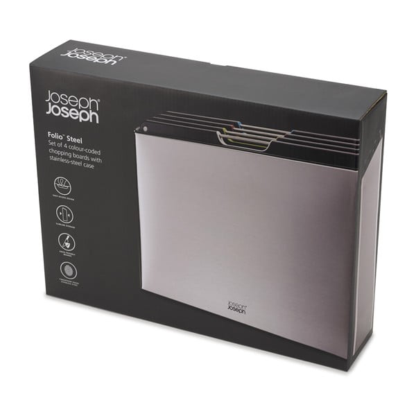 Deski do krojenia zestaw 4 szt. ze stojakiem 7x35,5 cm Folio – Joseph Joseph-image-4