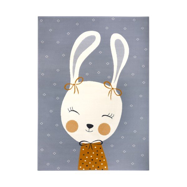 Szary dywan dziecięcy 150x80 cm Bunny Polly – Hanse Home