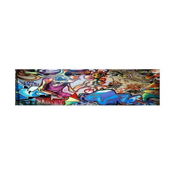 Łóżko Karup Eagle Black/Graffiti Multicolor,  140x200 cm-image-1