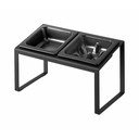 Zestaw misek ze stojakiem dla czworonoga ceramiczny Nooks – YAMAZAKI