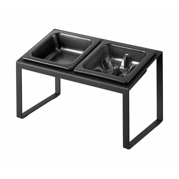 Zestaw misek ze stojakiem dla czworonoga ceramiczny Nooks – YAMAZAKI