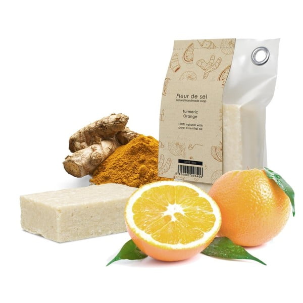 Mydło naturalne z pomarańczą i kurkumą HF Living