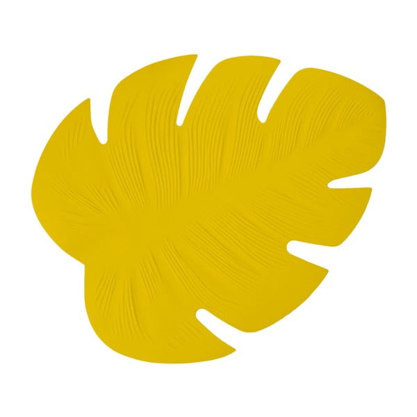 Żółta mata stołowa Fisura Monsterra Amarillo