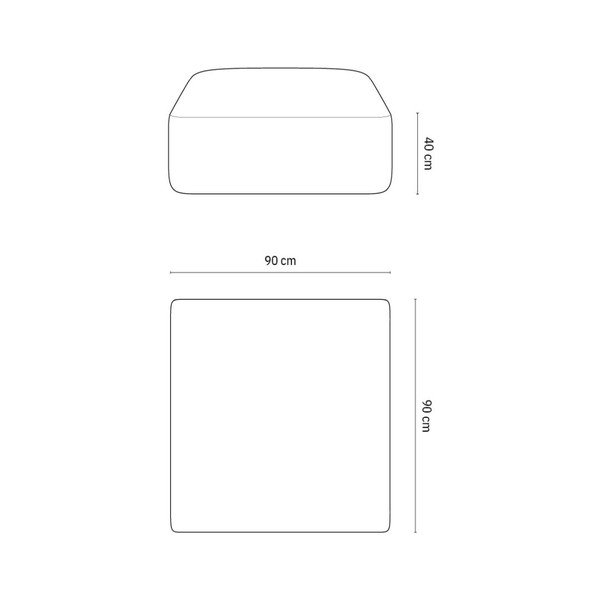 Beżowy sztruksowy podnóżek Campi – Cosmopolitan Design-image-3
