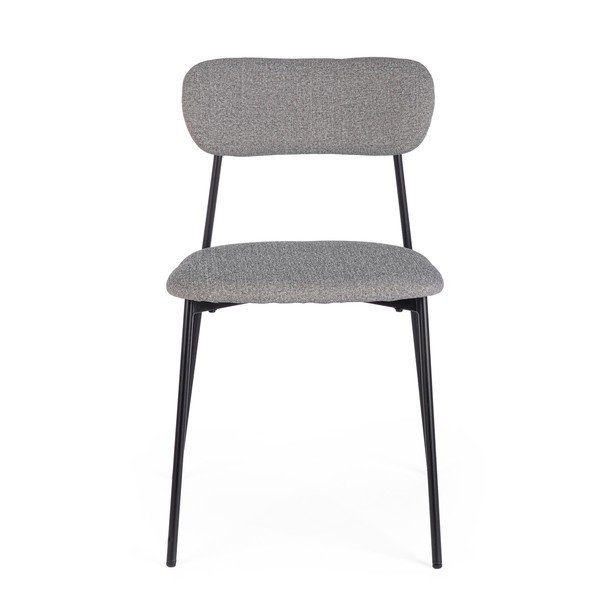 Szare tapicerowane krzesło Inka – Yes Everyday-image-2